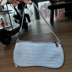 JW PEI shoulder bag. Blue crocodile. Tag on.